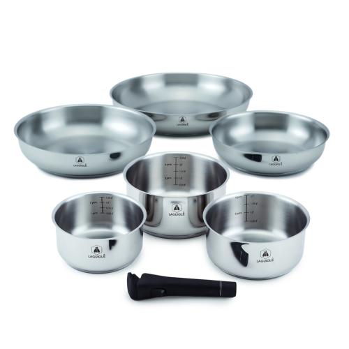 Set de 7 pièces inox amovible "Réactif"