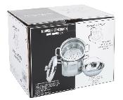 Cuit pâtes argenté - Inox induction