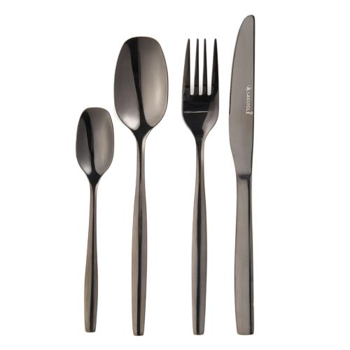 Ménagère 24 pièces - "Elora noir"