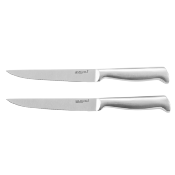 2 couteaux  steak argent 25cm 