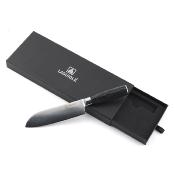 Couteau santoku noir 29,5cm - "Damarus