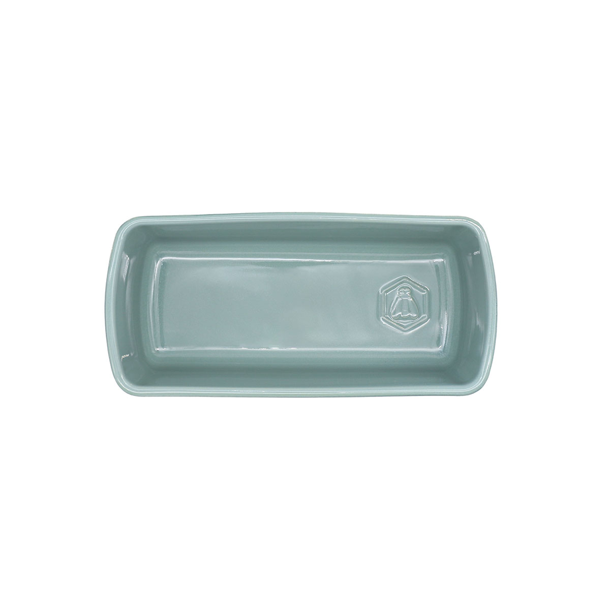 Moule à cake vert en céramique 26cm - "Jade"