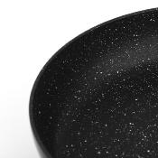 3 poêles empilables noir 20/24/28cm - "Astuce"