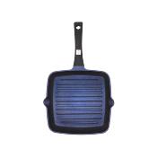 Grill noir 28cm - "Diamant Bleu"
