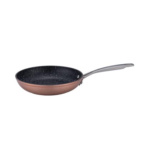 Poêle cuivré 20cm Greblon céramique - "Elégance"
