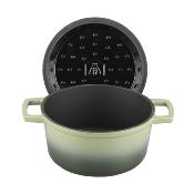 Cocotte en fonte ronde 20cm - "Masseiron Olivine"
