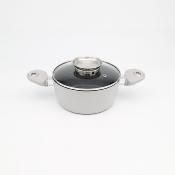 Batterie de cuisine - Set de 4 pièces silver - "Black Ston®"