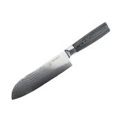 Couteau santoku noir 29,5cm - "Damarus