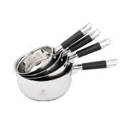 Set de 4 casseroles inox 14/16/18/20cm 