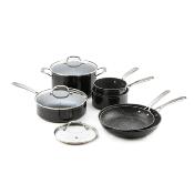 Batterie 9 pices "Rtro" - aluminium forg - coloris noir