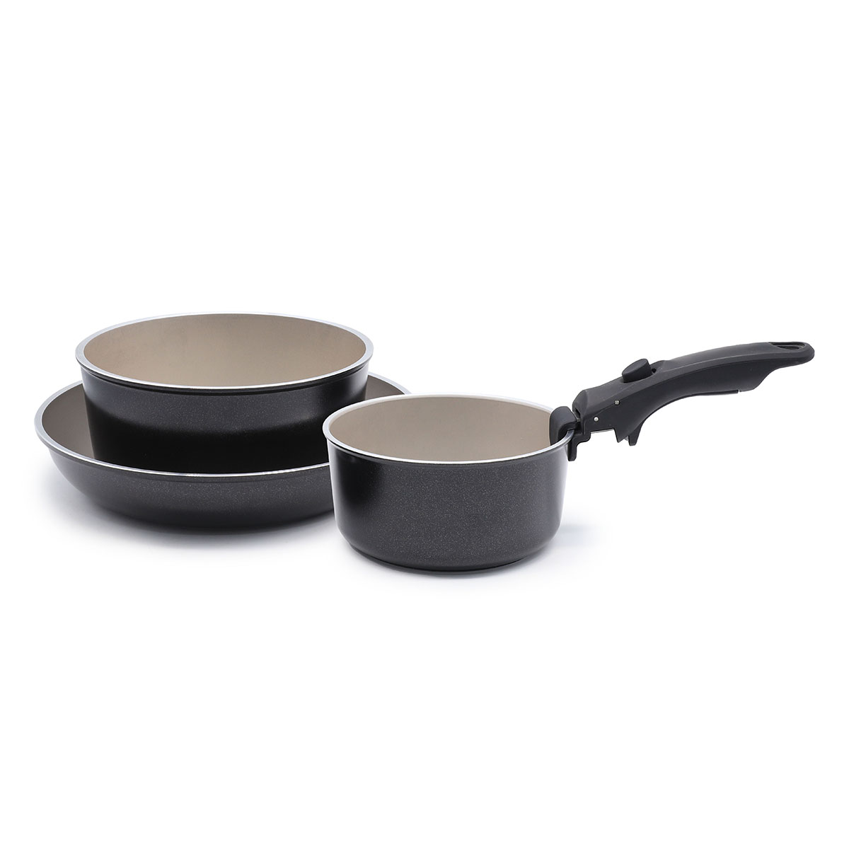 Set de 4 pices noir amovible - "So Nature - Ocan"