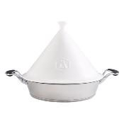 Tajine inox 28,5cm avec couvercle en céramique 18/8