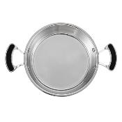 Tajine inox 28,5cm avec couvercle en céramique 18/8