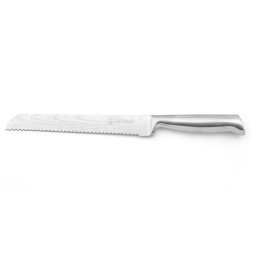 Couteau à pain argent 33,5cm - "Nouvelle Vague"