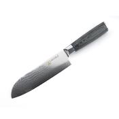 Couteau santoku noir 29,5cm - "Damarus