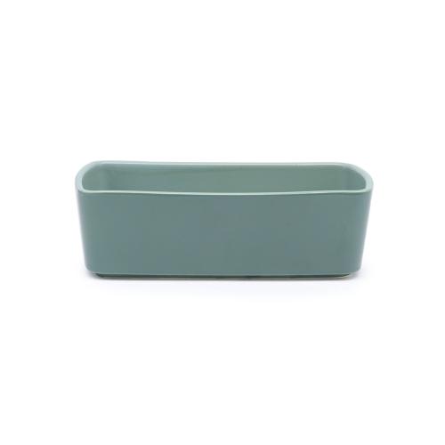 Moule à cake vert en céramique 26cm - "Jade"