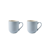 Lot de 2 mugs bleu - "Iris"