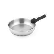 3 poêles 20/24/28 cm amovible inox 18/8 induction 