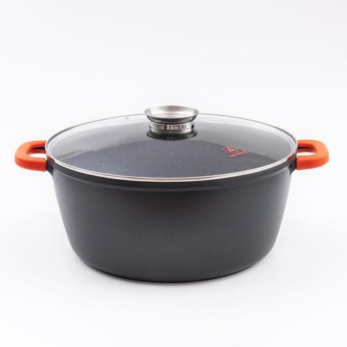 Faitout noir 32cm revêtement céramique - "RobuCook"
