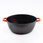 Faitout noir 44cm revêtement céramique - "RobuCook"