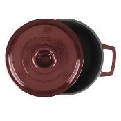 Cocotte en fonte ronde 20cm - "Masseiron Merlot"