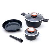 Set de 8 pices noir 28cm amovible - "Alize Maxlux"