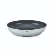 Set de 3 poêles inox amovible 20/24/28cm antiadhésif - "Réactif"