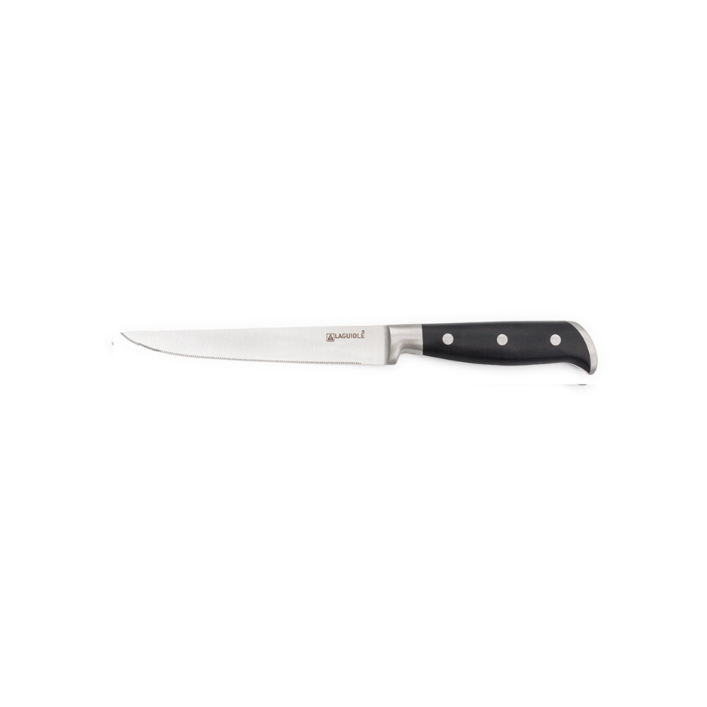 Couteau à légumes noir 25cm - "Classique"