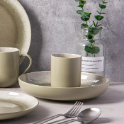 Lot de 4 tasses vert - "Iris"