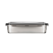 5 boîtes rectangulaires inox  