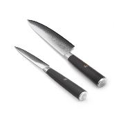 Set 2 couteaux DAMAS KAZE