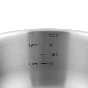 Set 7 pièces amovible inox 18/8 induction  