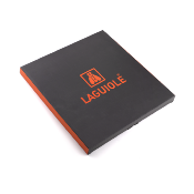 Set de 5 couteaux avec barre magnétique en acier noir  - "Axel"