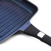 Grill noir 28cm - "Diamant Bleu"