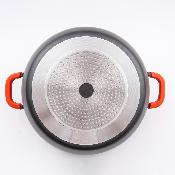 Faitout noir 44cm revêtement antiadhésif - "RobuCook"
