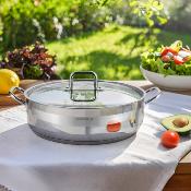 Sautoir inox 42x12cm induction