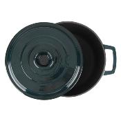 Cocotte en fonte ronde 25cm - "Masseiron Emeraude"