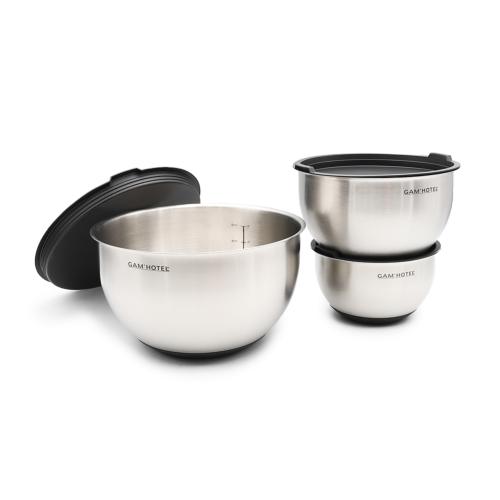 Set 3 bols inox - 16/20/24cm