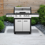 Barbecue 4 brûleurs + kit de rôtisserie OFFERT 