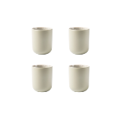 Lot de 4 tasses vert - "Iris"