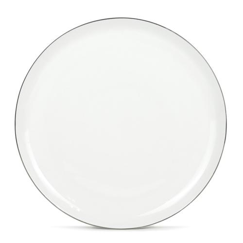 Lot de 6 assiettes plates blanc - "Sélène"