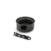 Set de 3 casseroles noir amovible 16/18/20cm - "Astuce" 