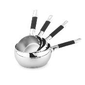 4 Casseroles 14/16/18/20cm - Inox induction