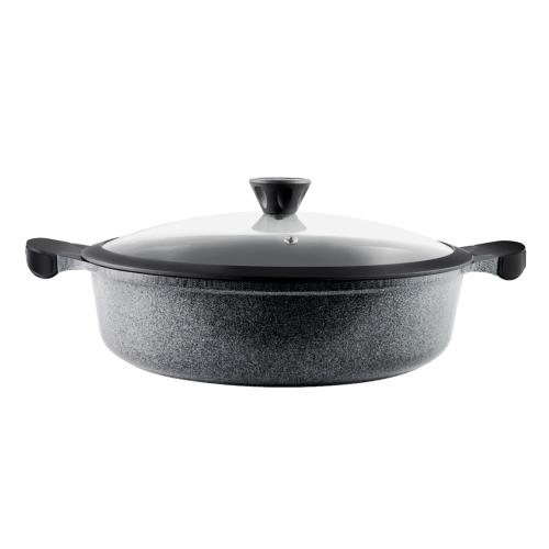 Sautoir noir 32cm - "Charbon"