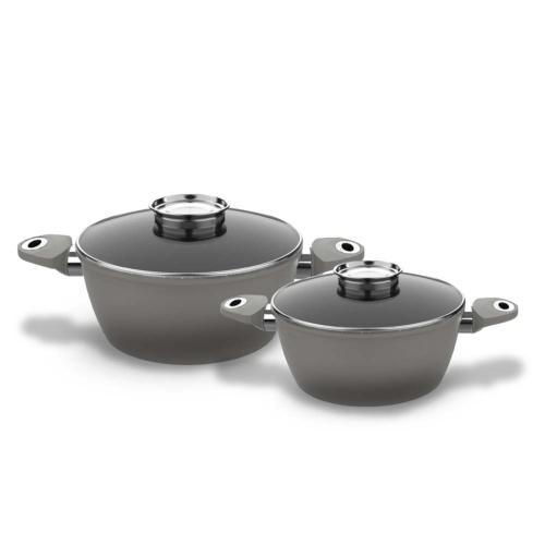 Set de 4 pièces silver - "Black Ston®"