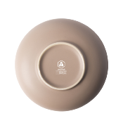 Lot de 6 bols taupe - "Iris"