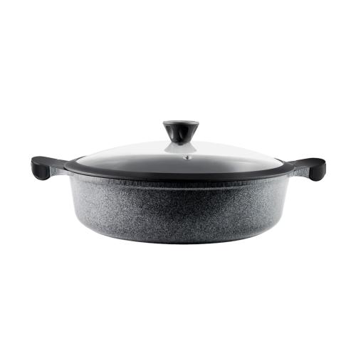 Sautoir noir 28cm - "Charbon"