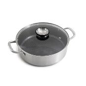 Sautoir 28cm triplex avec couvercle - "Black Cube"