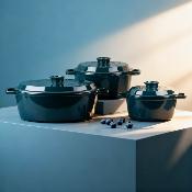 Cocotte en fonte ronde 25cm - "Masseiron Emeraude"