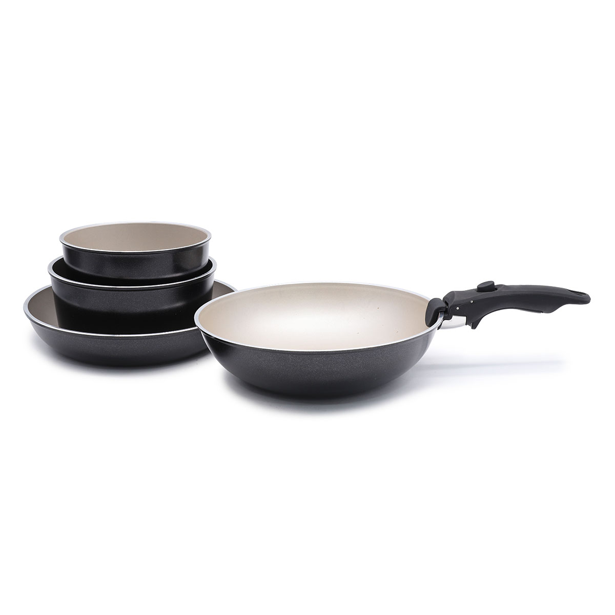 Set de 5 pices noir amovible - "So Nature - Rivire"